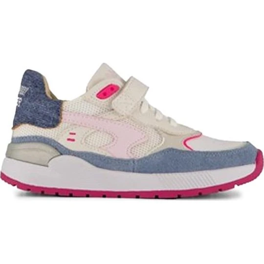 Shoesme Trainer Sneakers Blauw Leer voor Meisjes