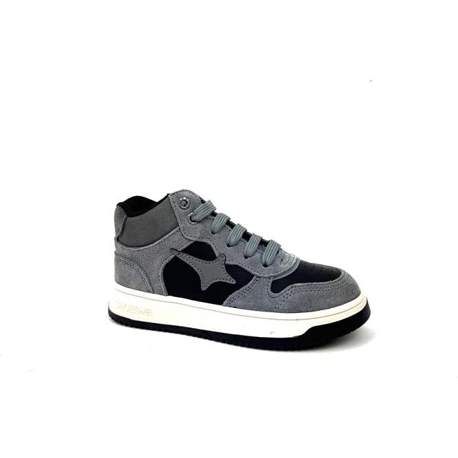 Shoesme Sneakers Grijs Suède