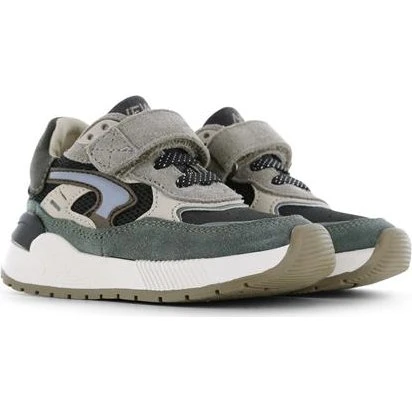 Shoesme Trainer Sneakers Groen Leer