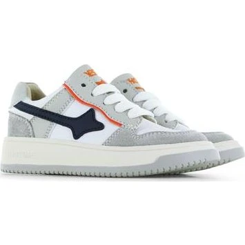 Shoesme Sneakers Grijs Leer