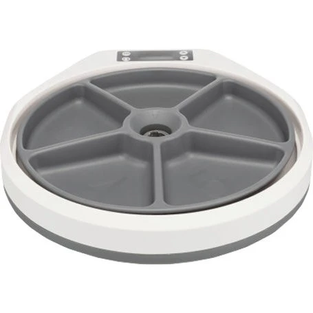 Trixie TX4+1 Automatische Voerdispenser Wit/Grijs 36x33x5 cm