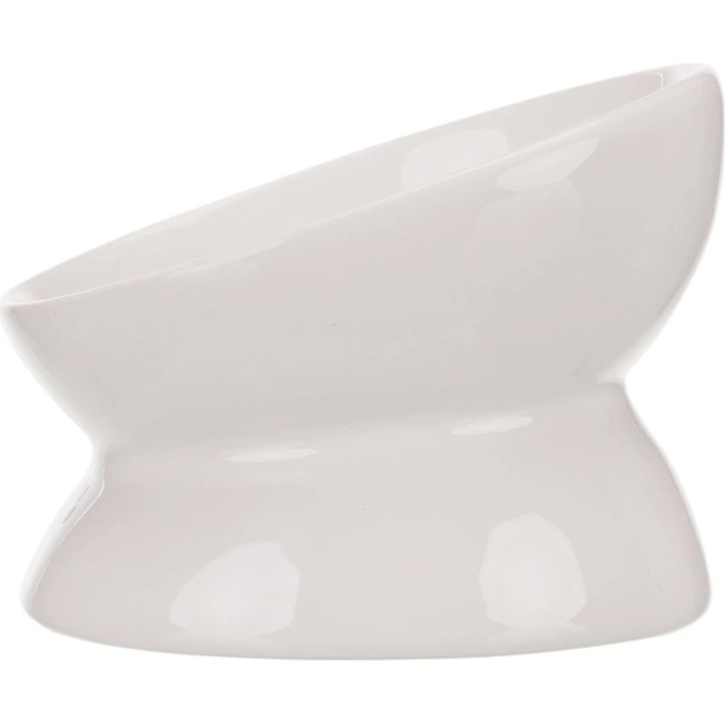 Trixie Ergonomische Voerbak Kat Wit 150 ml