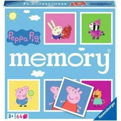 Ravensburger Memory Peppa Pig – 64 kaarten, vanaf 3 jaar