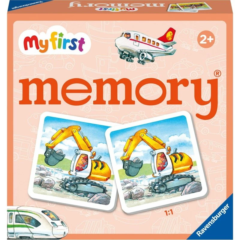 Ravensburger My First Memory Kaartspel - Voertuigen