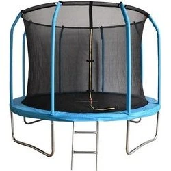 Viking Choice Trampoline 244 cm blauw met veiligheidsnet & ladder