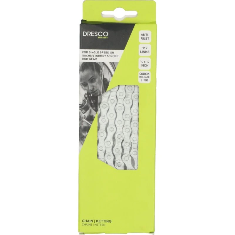 Dresco City Ketting 112 Schakels Zilver