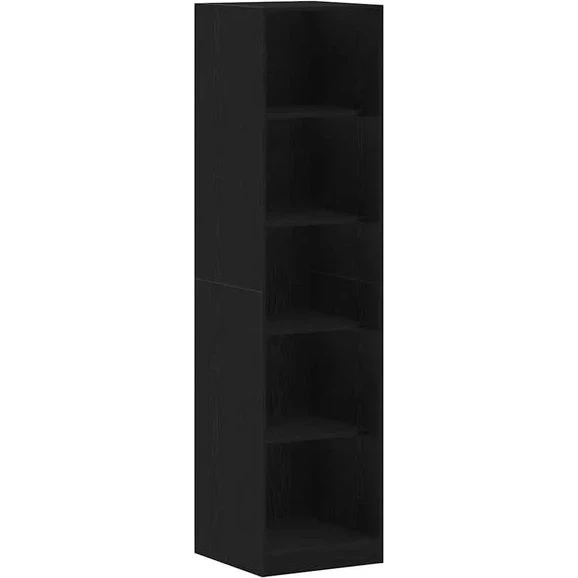 vidaXL Kledingkast met plank Zwart Eiken 50 x 50 x 200 cm