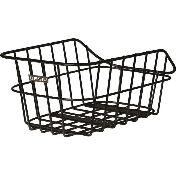 Basil Cento Alu mat zwart fietsmand