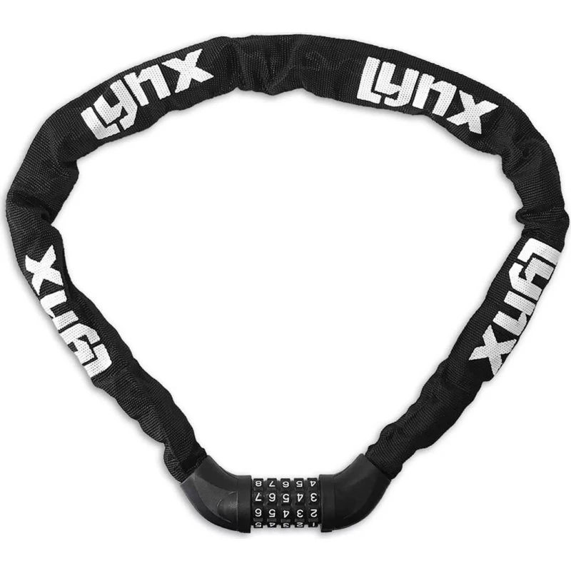 Lynx Cijferkettingslot 100 cm met Nylon Hoes
