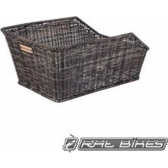 Basil Cento Rattan Look Fietsmand Brown 47x34x22cm