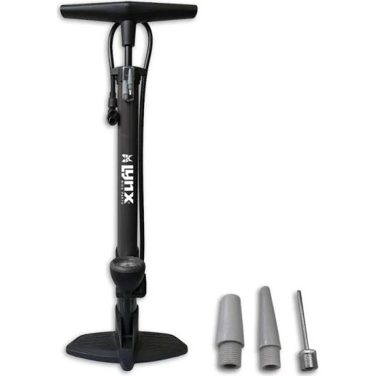 Lynx Fietspomp met Manometer Grijs 6 Bar