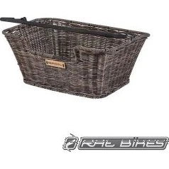 Basil Capri Flex Rattan Brown Fietsmand 42x32x20cm