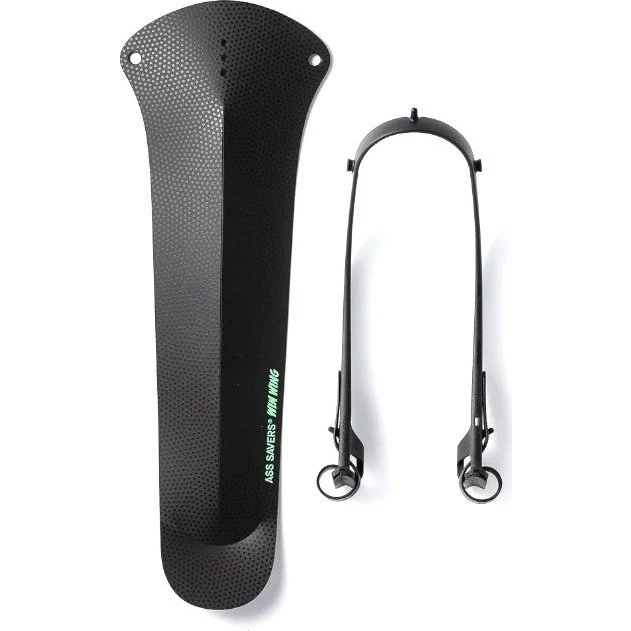 Ass Savers Win Wing 2 Gravel Achterspatbord Zwart