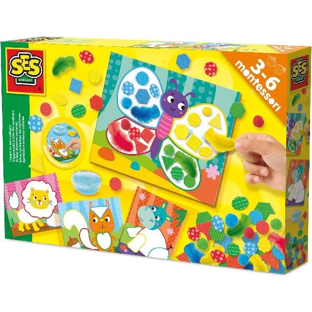 SES Kleuren en Materialen Sorteren - Montessori Educatief Speelgoed