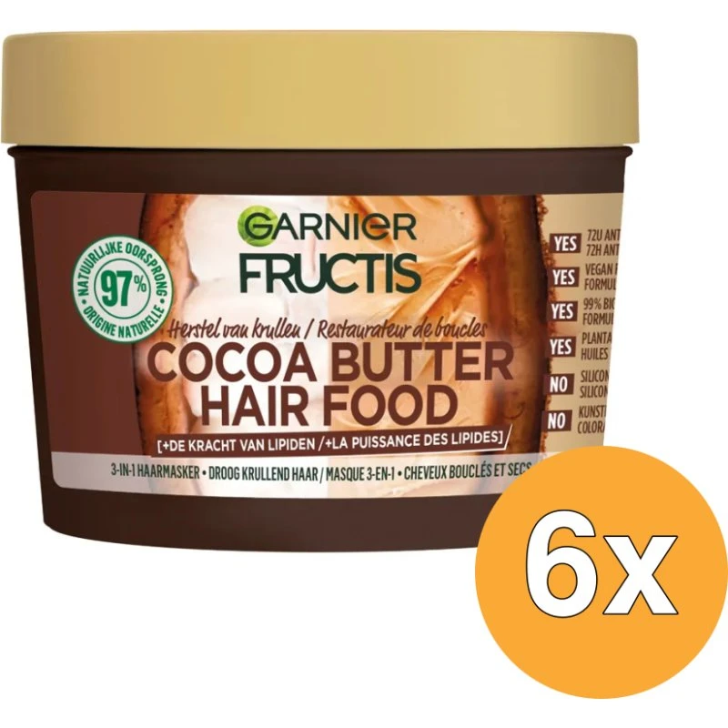 Garnier Fructis Hair Food Cocoa Butter Mask 400 ml