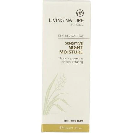 Living Nature Nachtcrème Gevoelige Huid 50 ml