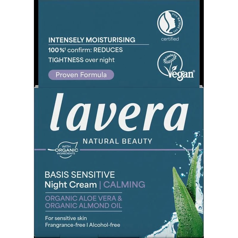 Lavera Basis Sensitive Kalmerende Nachtcrème