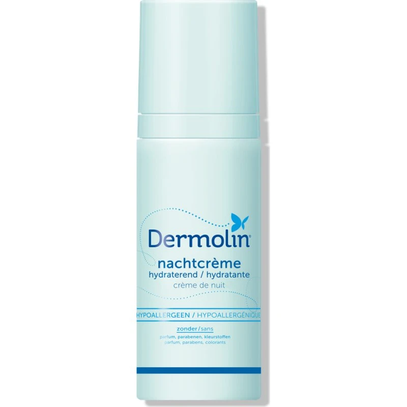 Dermolin Nachtcrème 50ml voor gevoelige huid