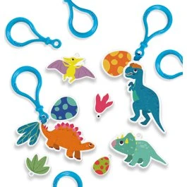 SES Creative Dino Sleutelhanger Krimpfolie Kit (S14294)