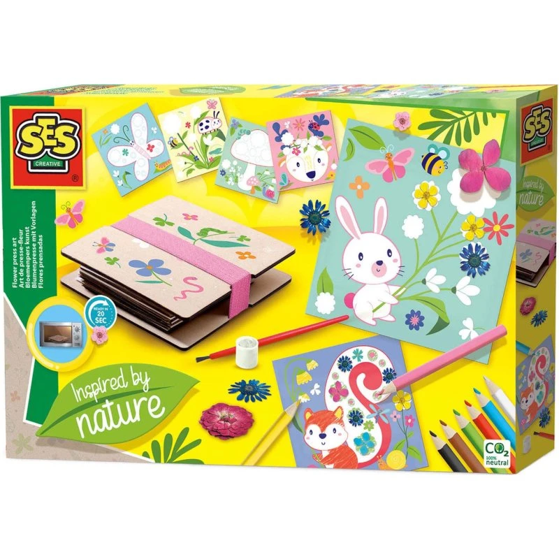 SES Bloemenpers Kunst - Geperste Bloemen in de Magnetron