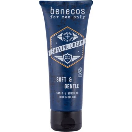 Benecos Mannen Vegan Scheercrème 75ml
