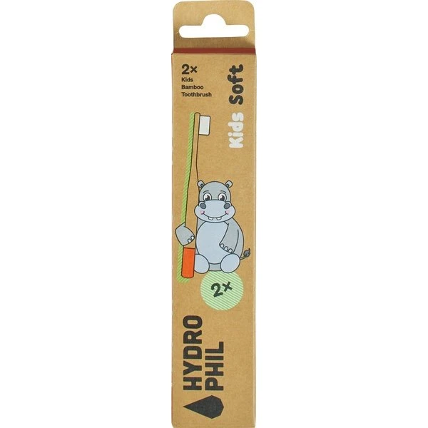 Hydrophil Bamboe Tandenborstel Kids Soft 2ST