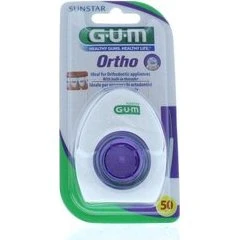 GUM GUM Ortho Floss 50 stuks