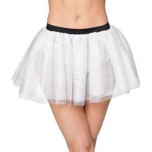 Wit Tule Verkleedrok voor Dames – One Size