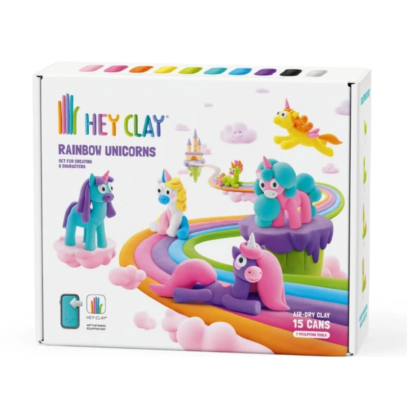 Hey Clay Rainbow Unicorns - 15 potjes