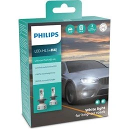 Philips H4 LED Ultinon Pro 5100 12W 5800K 2 Stuks
