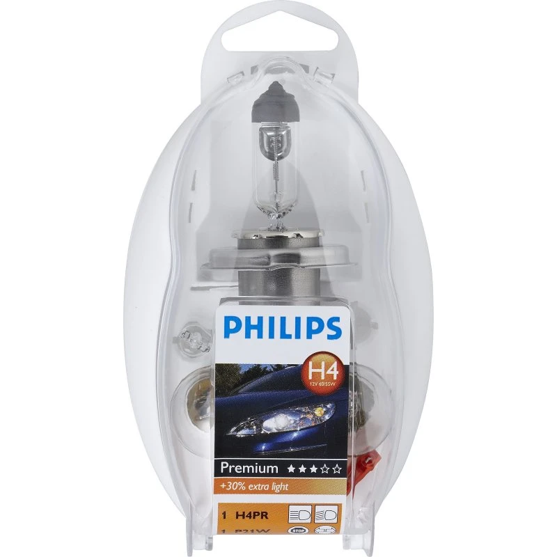 Philips 12V H4 Easy Kit Reserveset
