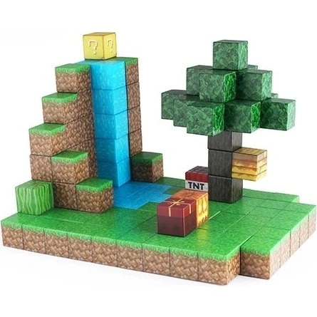 Magnetenspeelgoed.nl Suburban 128 Magnetische Bouwstenen