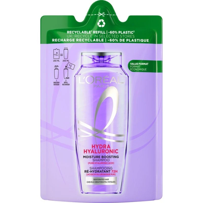 L'Oréal Paris Elvive Hydra Hyaluronic Shampoo Refill 250 ml