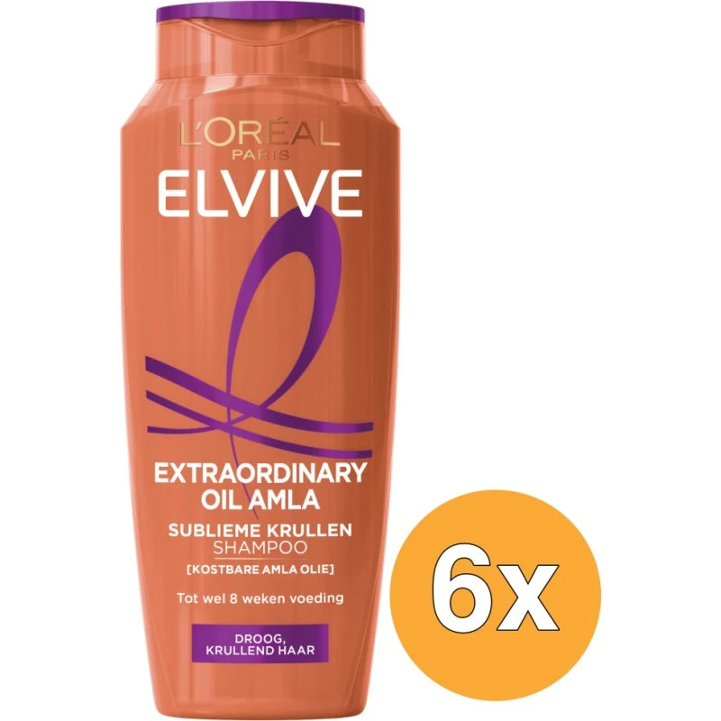 L'Oréal Paris Elvive Extraordinary Oil Shampoo - 6 x 250 ml