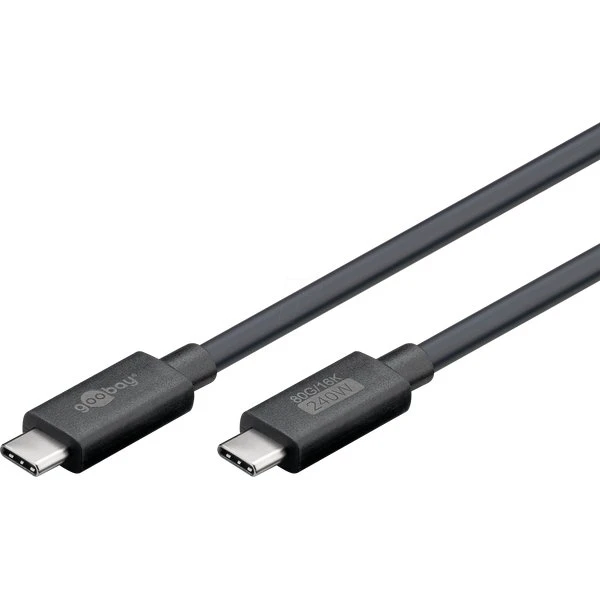 Goobay USB-C kabel 1,2 m, 80 Gbit/s, 240 W