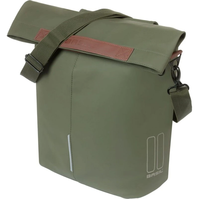 Basil City Fietstas Moss Green 14-16L