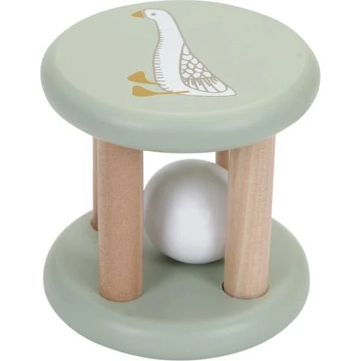 Little Dutch Houten Rammelaar Gans Mint