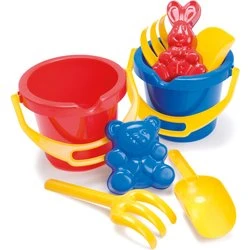 Dantoy Bucket Set in Net, 4 pcs