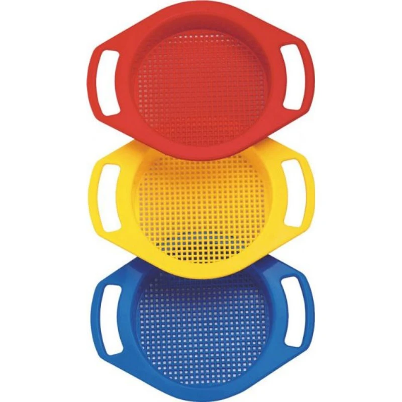 Makro Zeefje met handvat, Ø18 cm, verschillende kleuren