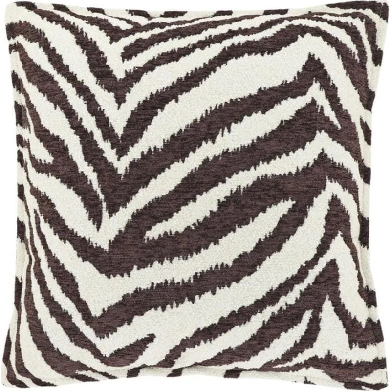 Zebra Kussenhoes 45x45 cm – Groen-Wit Zebraprint