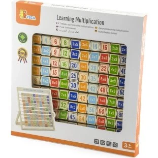 Viga Houten Vermenigvuldigingstafel - Leer de Tafels van Hout