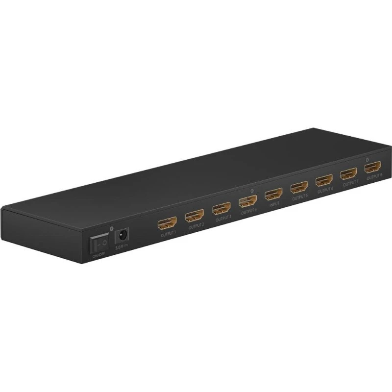 Goobay HDMI 1x8 Splitter 4K 60Hz zwart