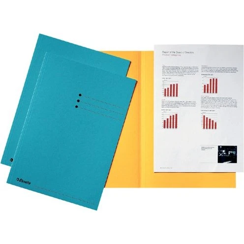 Esselte Vouwmap A4 Manilla 180gr Blauw (100 stuks)