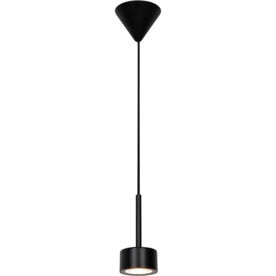Nordlux Clyde Hanglamp Ø8,5cm Zwart LED Stepdim