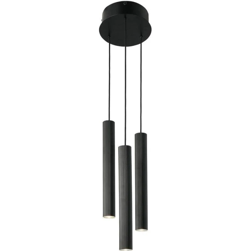 Nordlux Vico 3-spot hanglamp zwart 5W - GU10