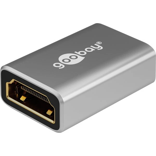 Goobay Plus HDMI Koppeling 8K 60Hz Verguld Grijs