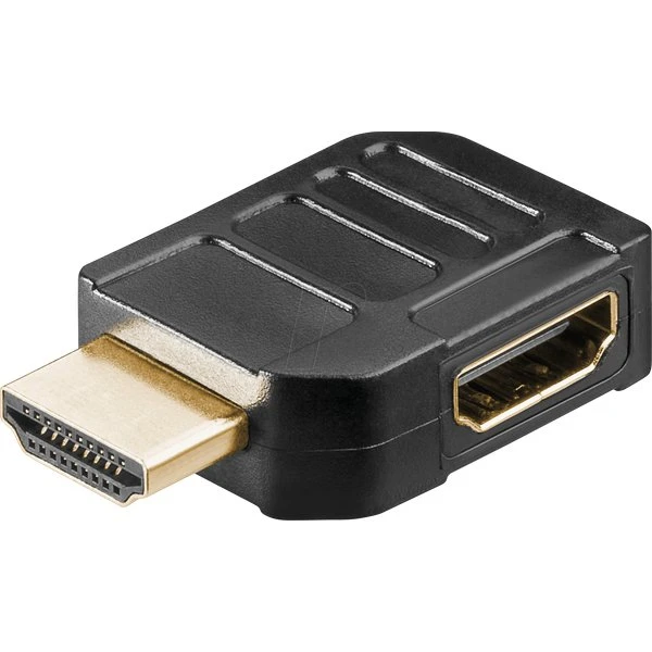 Goobay 65745 HDMI 90° Winkeladapter Verguld