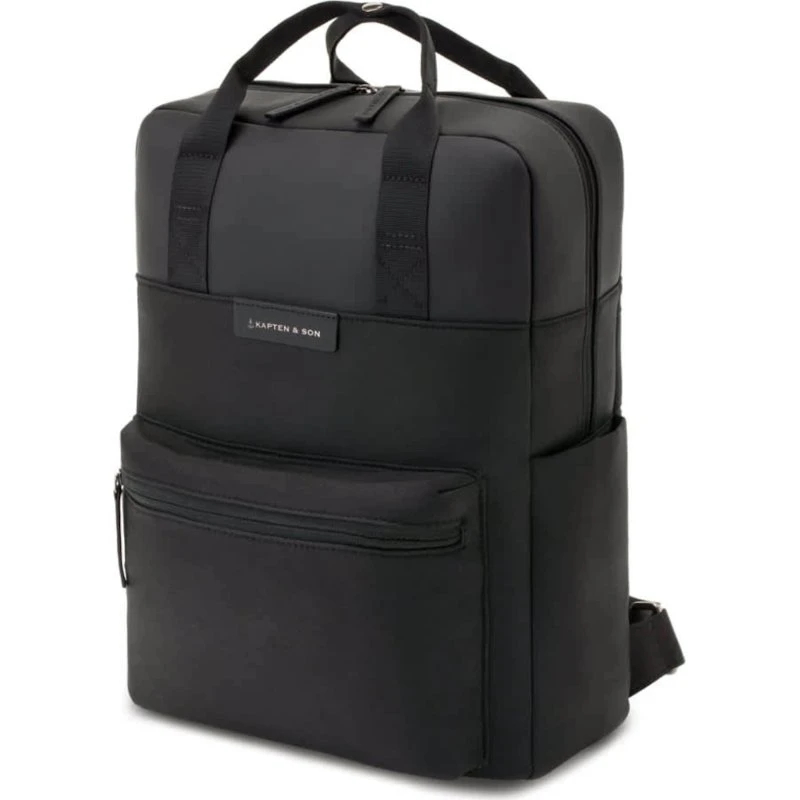 Kapten & Son Bergen Rugzak Zwart 15 inch