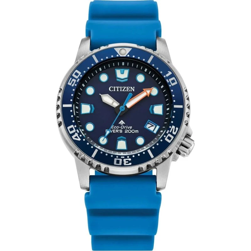 Citizen Promaster EO2028-06L Eco-Drive Horloge 36,5 mm Zilver/Blauw