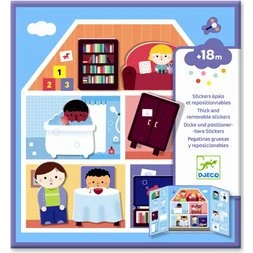 Djeco Stickerboek Huis – Creatief Speelset vanaf 18 maanden